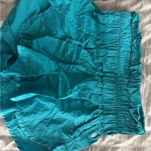The Way Home Teal Shorts by FP Movement